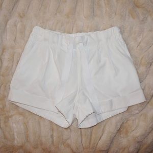 White LuluLemon Dressy Shorts